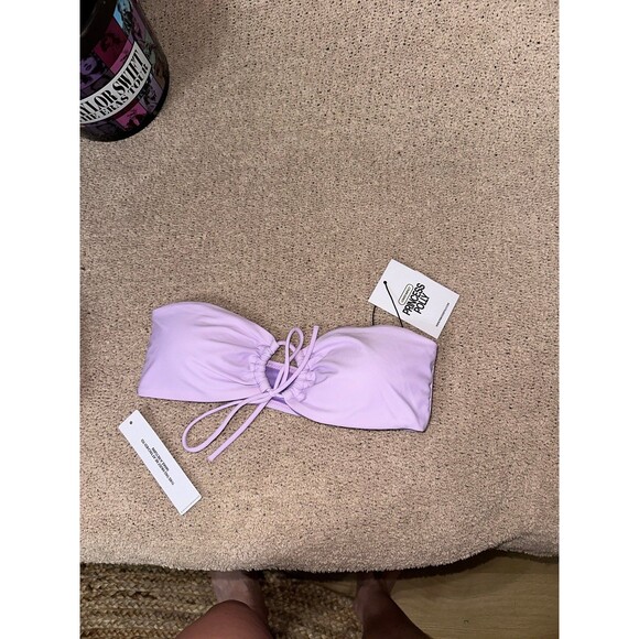 Princess Polly Other - Princess Polly purple strapless swim top